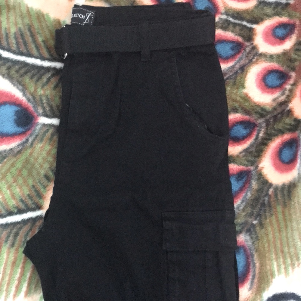 Black Cargo Pants